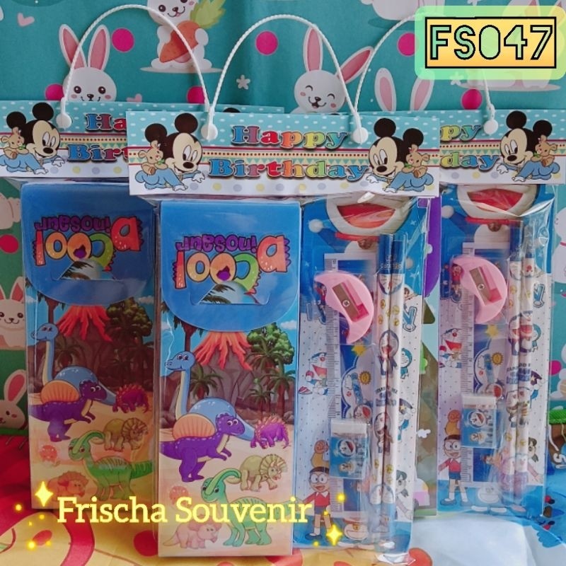 

Paket Hemat FS047 (isi 1 paket) Bingkisan Ulang Tahun / Hadiah Lomba / Alat Tulis / Paket Alat Tulis