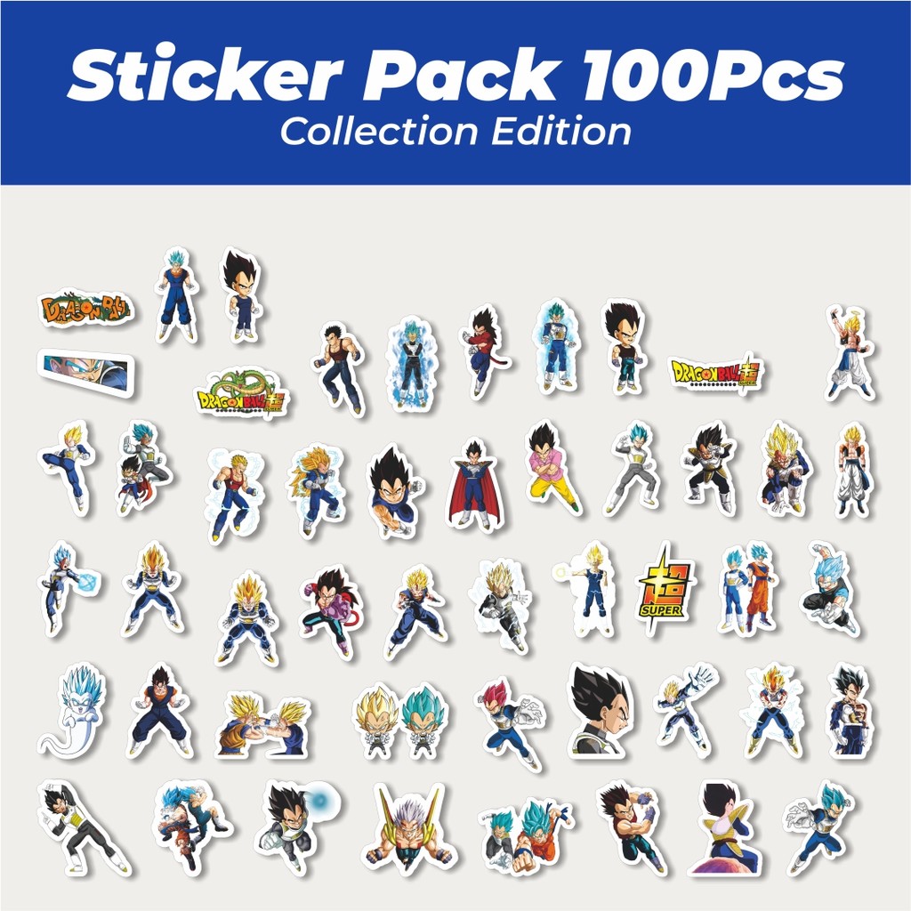 

Hot Stiker Anime Series Dragon Ball Character Prince Vegeta V3 Dekorasi Lucu Kreatif untuk Notebook, Skateboard, H