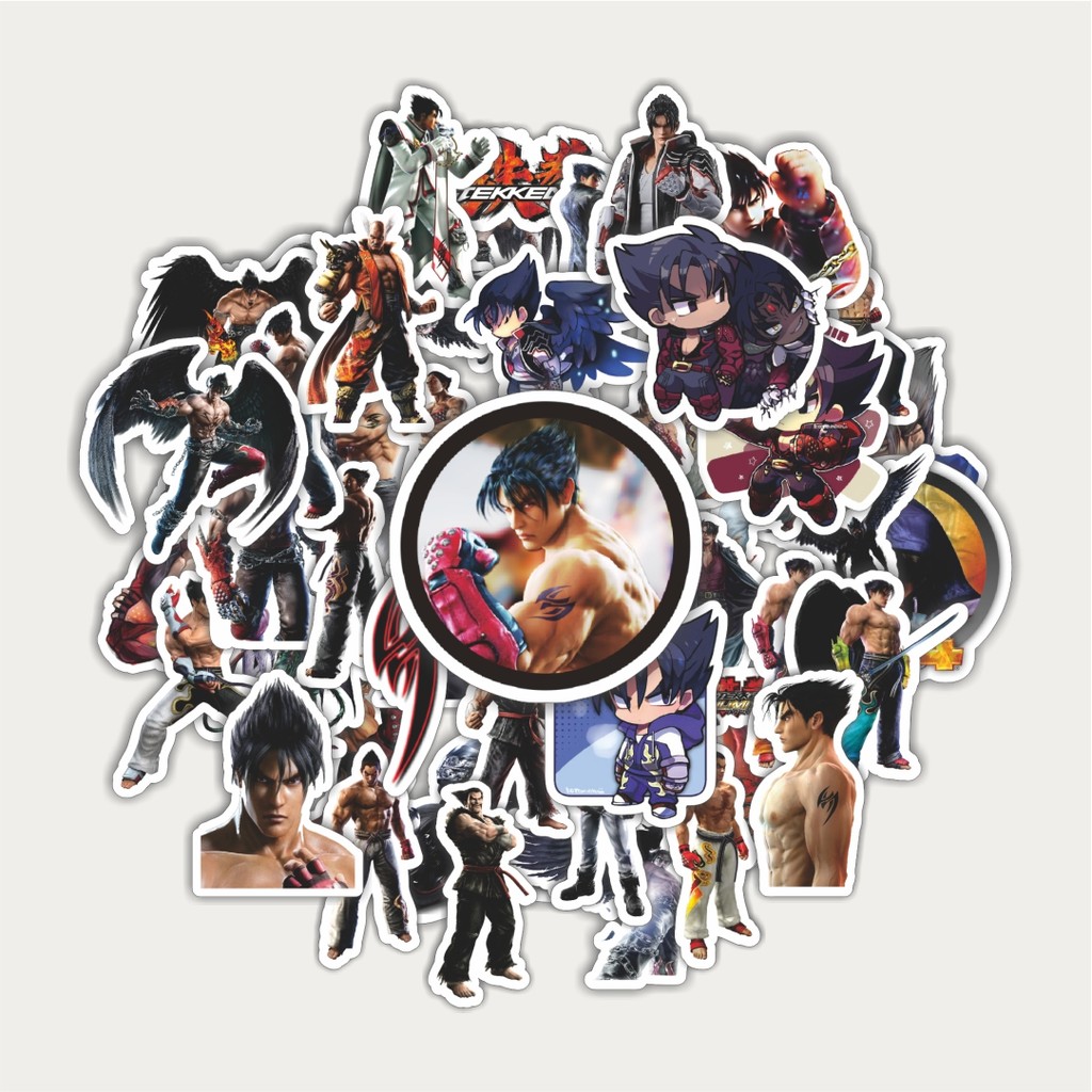 

Sticker Pack Stiker Game Series Tekken Character Jin Kazama | Sticker TUMBLR | Stiker LAPTOP KOPER HELM