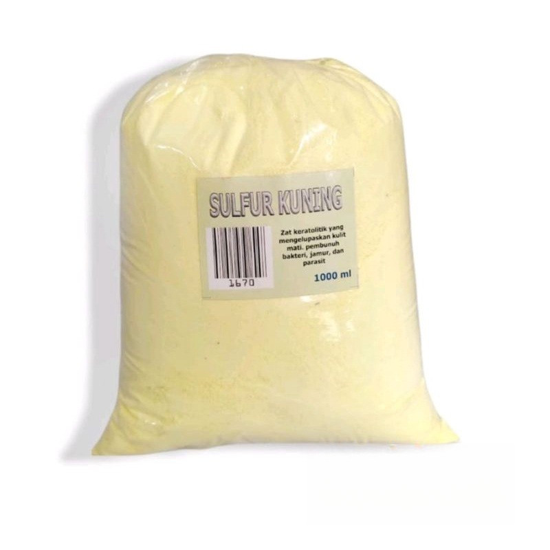 Belerang Murni Bubuk Halus Asli Tanpa Campuran / Sulfur Sulphur Bubuk Halus / Powder Sulfur / Belera