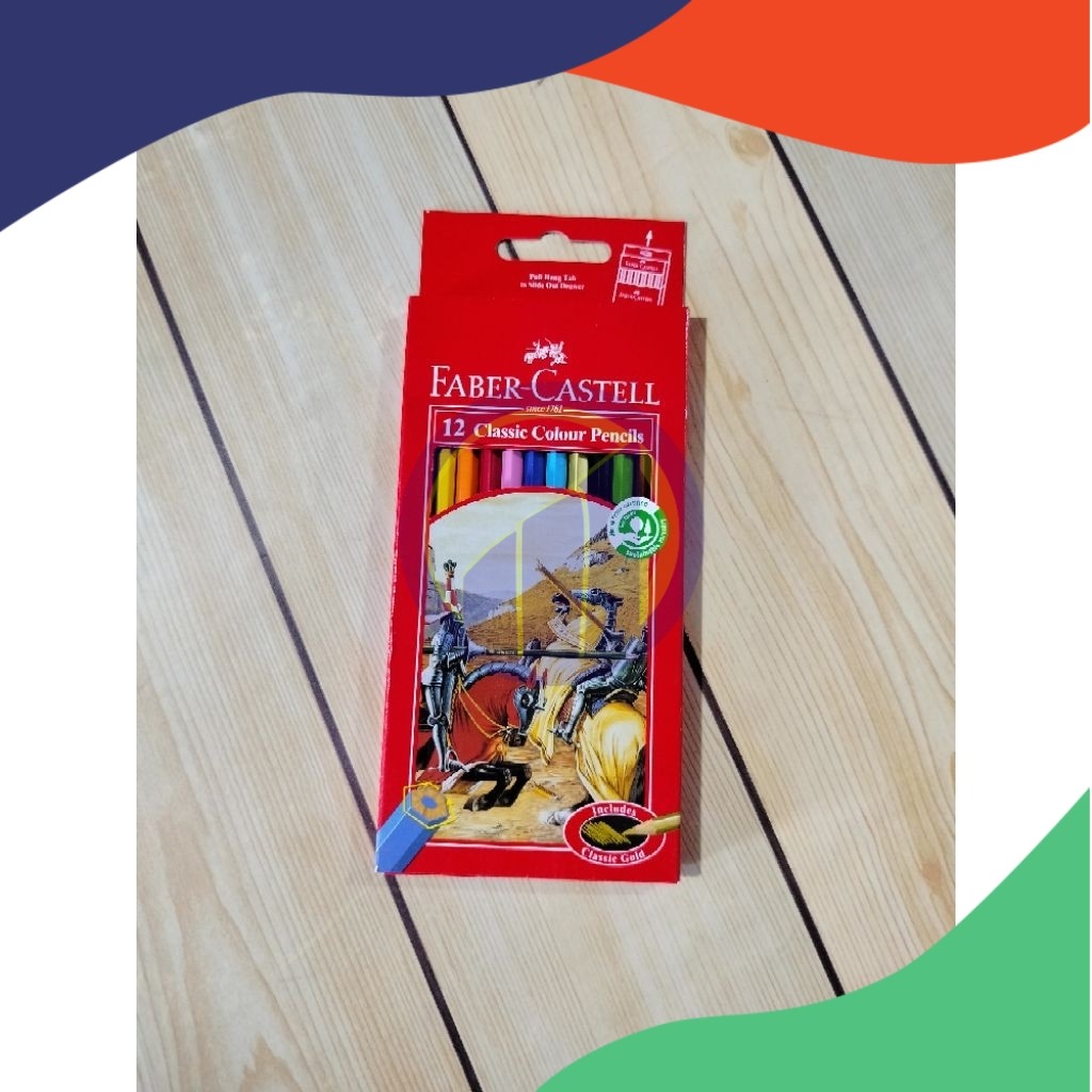 

(Pcs) Faber-Castell Classic Colour Pensil Warna 12 Warna Panjang (Min. Order 6 Pcs)