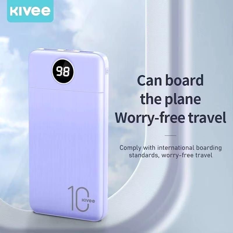 KIVEE PowerBank 20000 mAh Fast Charging Mini Portabel PT126 Max Macaron Original
