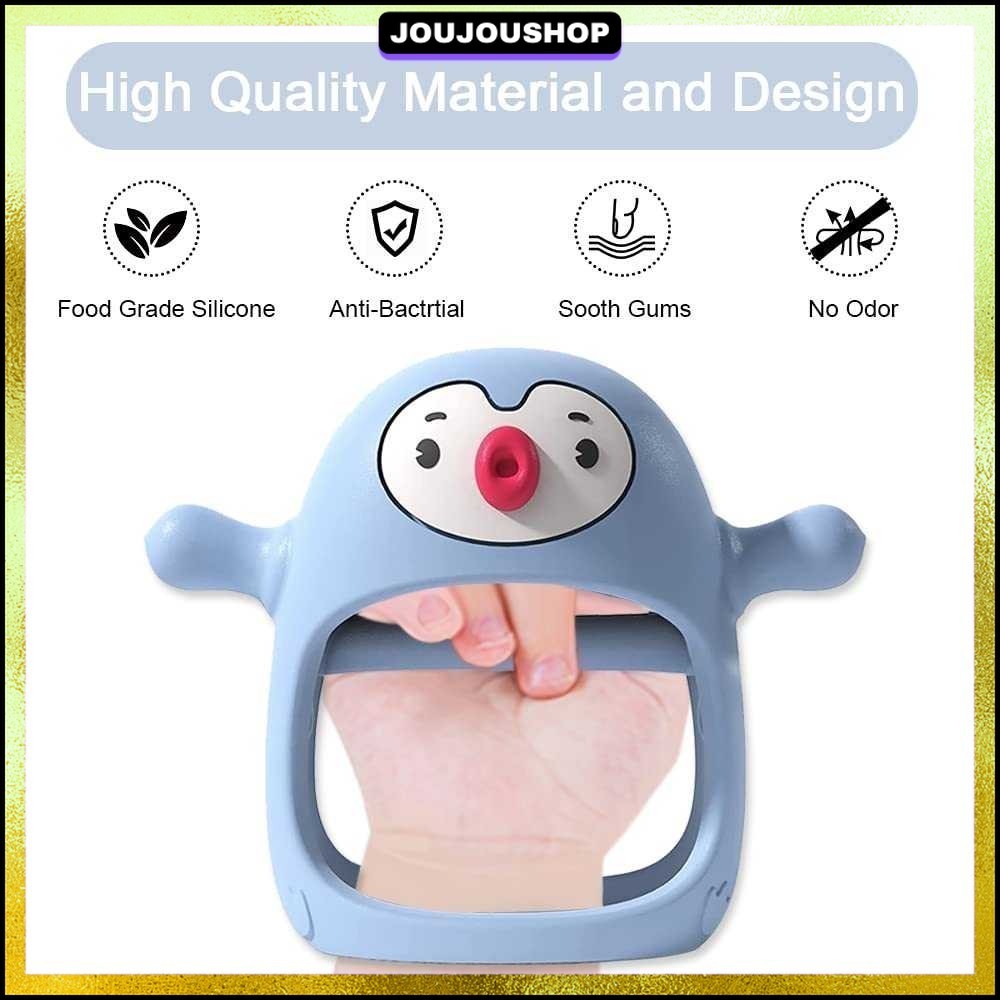 Baby Teether Toys Silicone Chewable Hand Breast Feeding - Sm01