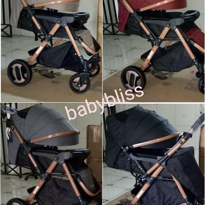 Temurah 17 baby bliss 898s babybliss nevi baby stroller kereta dorong - Cokelat