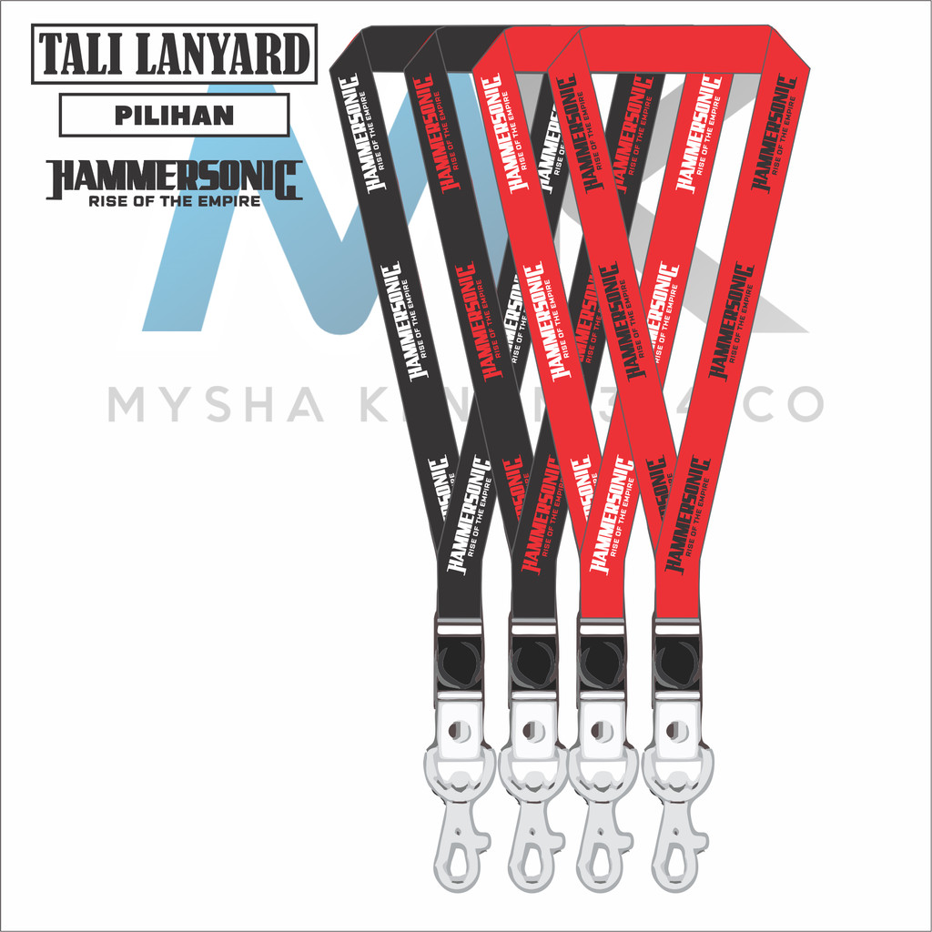 

TALI LANYARD HAMMERSONIC DISTRO BAND METAL ROCK PUNK - TALI ID CARD GANTUNGAN KUNCI GANTUNGAN FLASHDISK GANTUNGAN NAMETAG TALI LANYARD BEST SELLER COD
