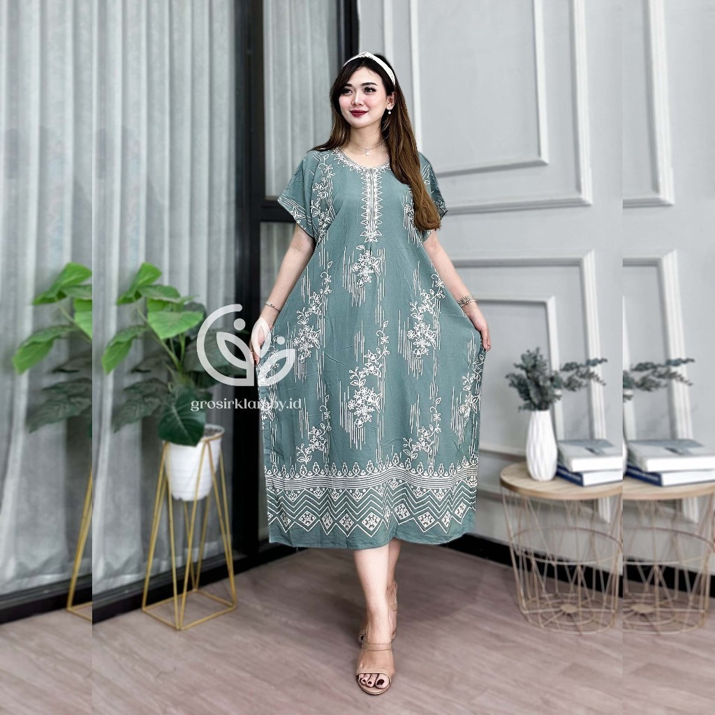 Daster Lowo Klaten Jumbo Rayon Batik Premium Busui Nyaman Adem