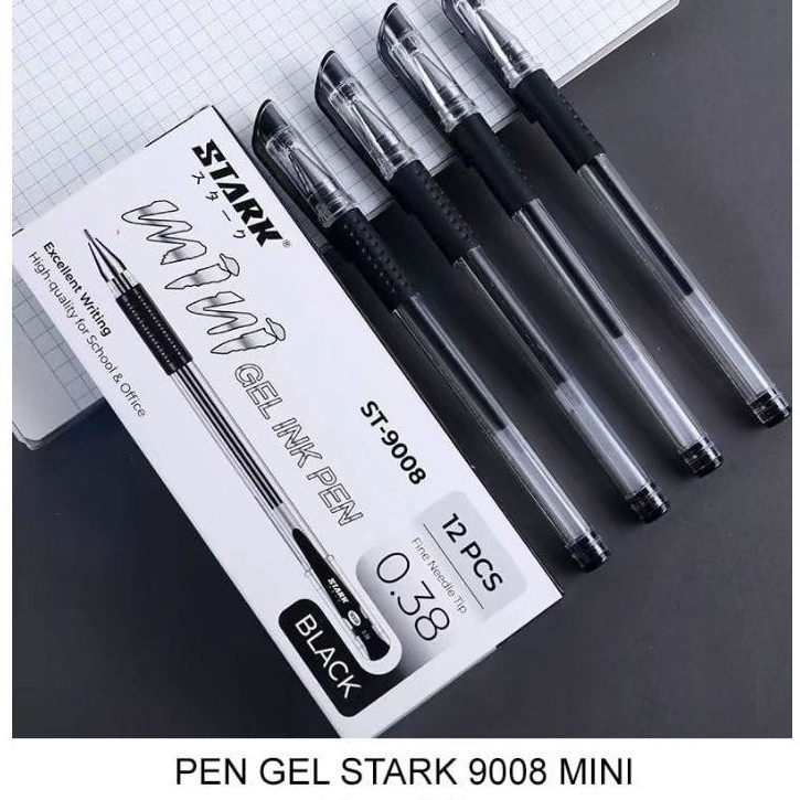 

Pulpen Gel STARK ST-9008 Hitam – 12 Pcs / Box Harga Grosir Bisa Cod