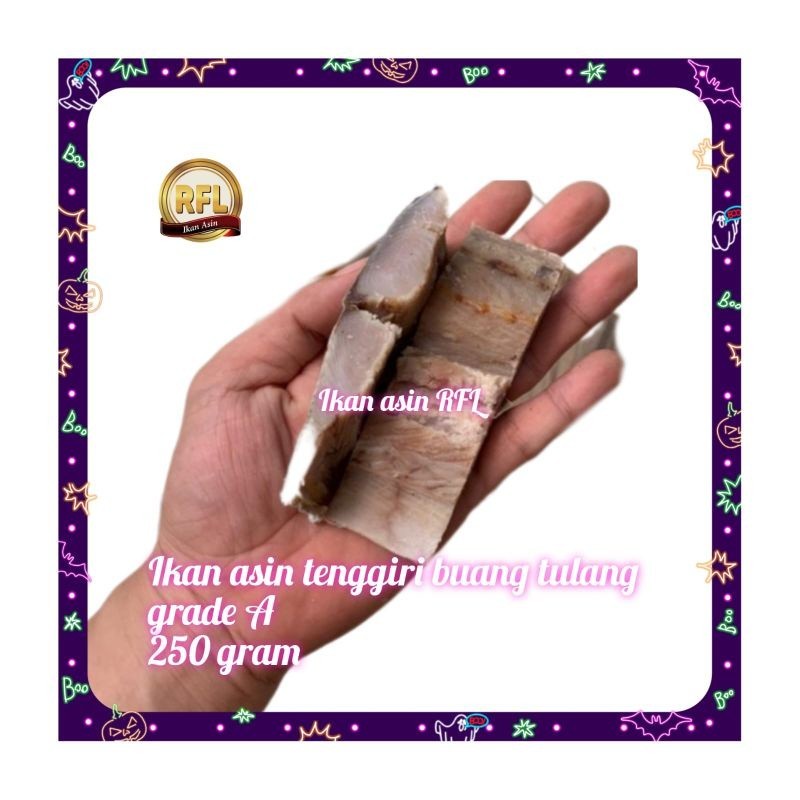 

ikan asin tenggiri potong buang tulang grade A 250gram