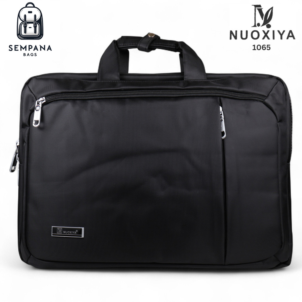 NUOXIYA 1065 Tas Kantor Pria Eksekutif Multifungsi / Tas Selempang / Tas Ransel Laptop / Backpack La