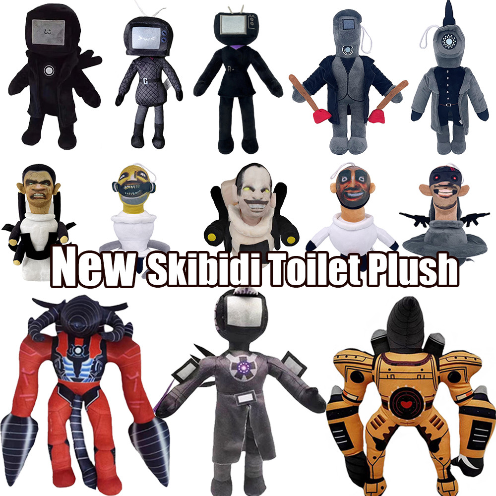 80style Skibidi Toilet Plush Toys Speakerman Plush Camara Camera Man Plush New Skibidi Doll Stuffed 