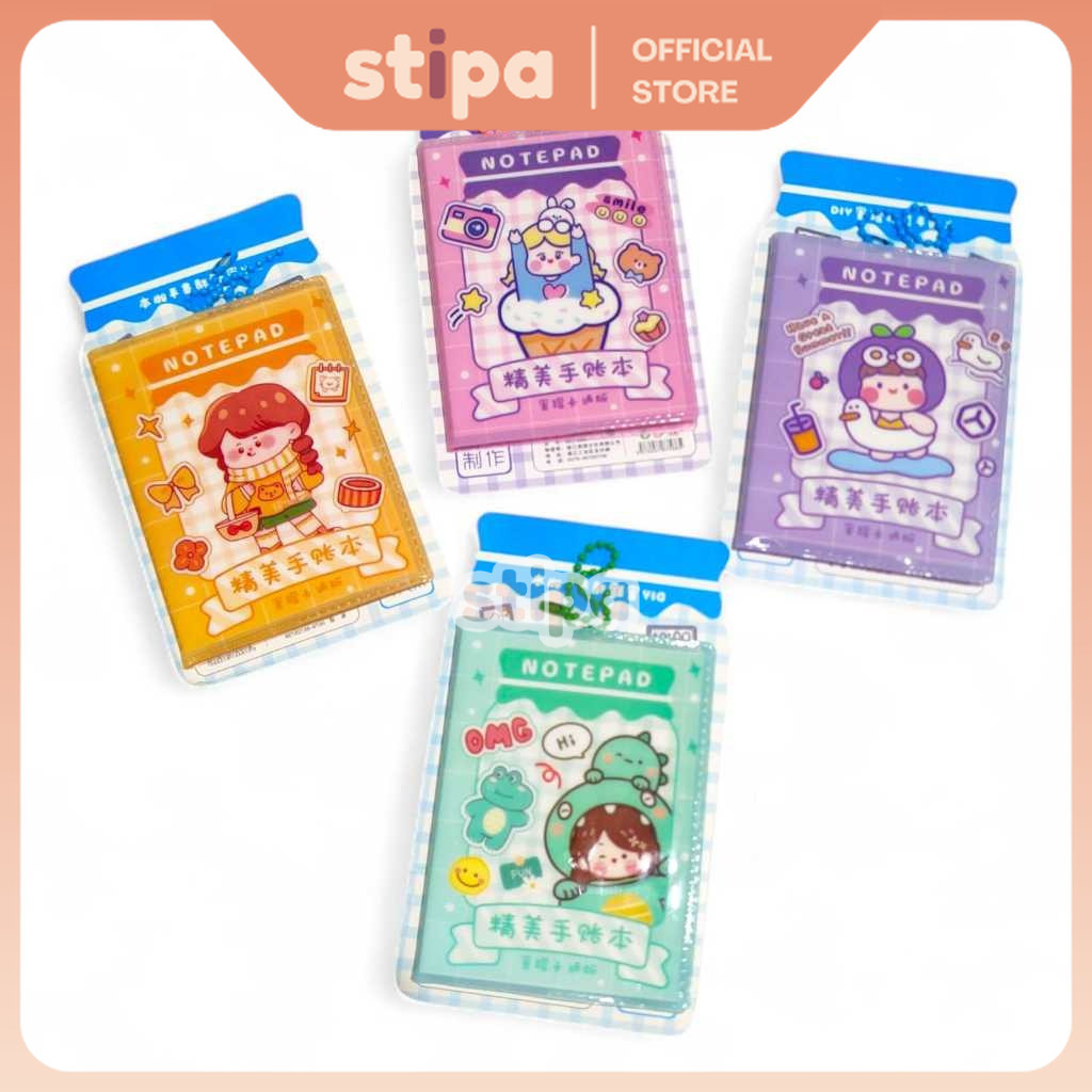 

STIPA Buku Tulis Notes Diary Karakter Kecil Fancy Notebook Diari ATK Sekolah Kantor