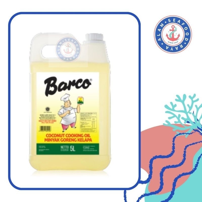 

Emama.store Barco Minyak Kelapa 5L/Barco Minyak Goreng Kelapa 5L