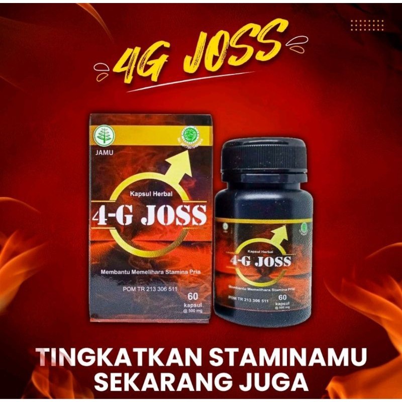 4G Joss Asli Isi 60 Kapsul Sekali Minum Langsung Joss ORIGINAL BPOM