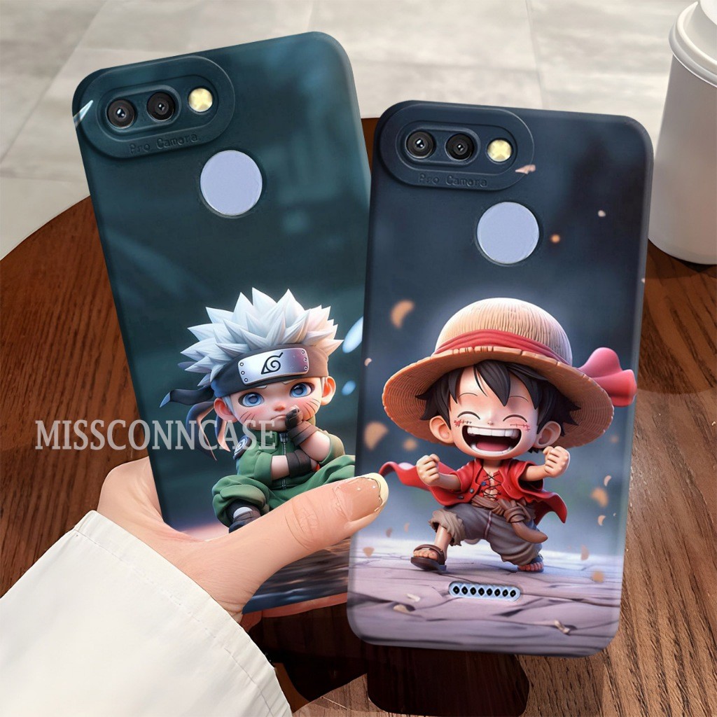 Softcase Hp Redmi 6 6A 5A 4A Note 5 5A 5A Prime Silikon Tpu Bahan Karet Casing Hp Motif Anime Mini L