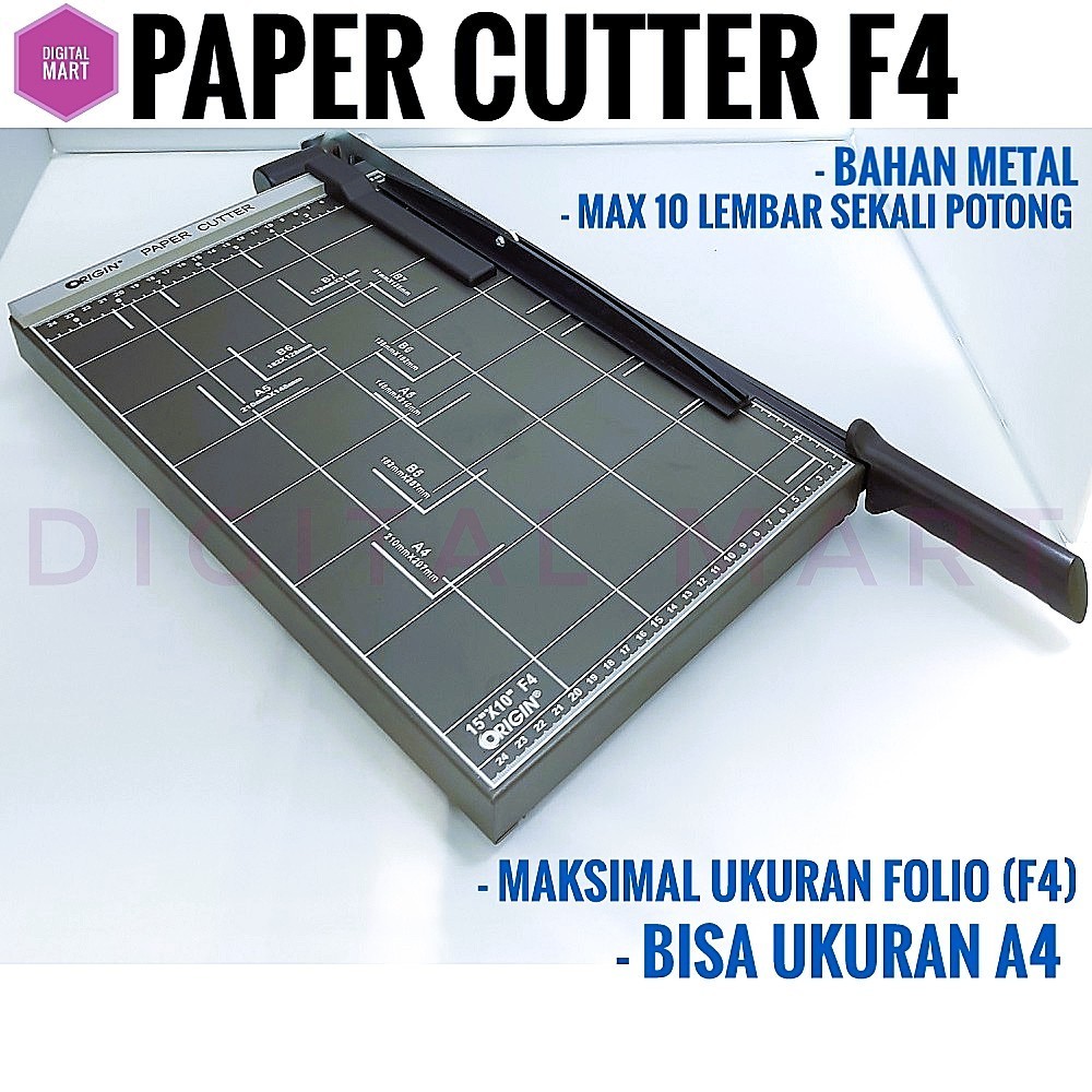 

Pemotong Kertas A4 F4 Folio / Paper Cutter ORIGIN A4R F4R Potong