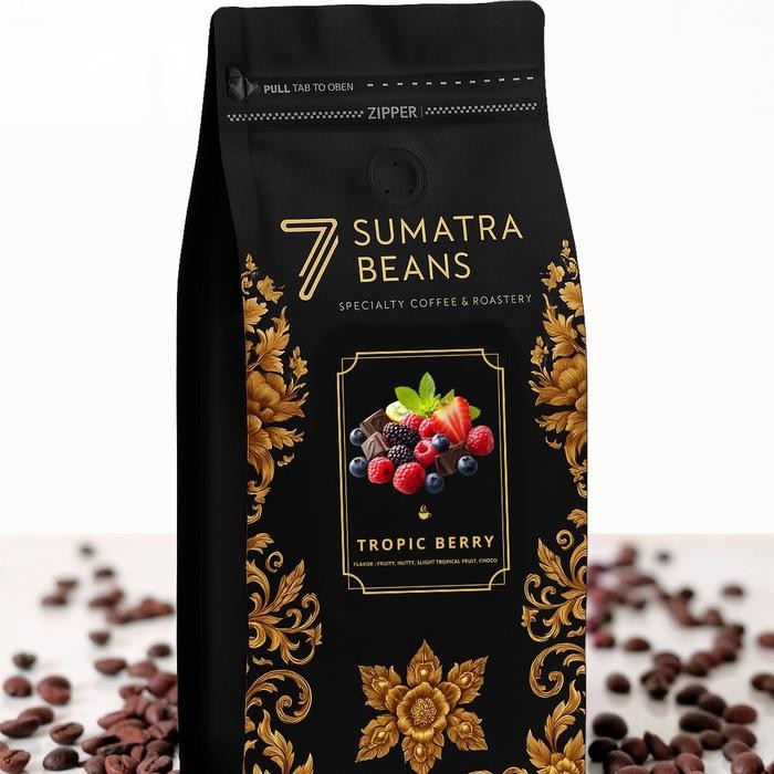 

Seven Sumatra Beans Tropic Berry Specialty Coffee 100% Arabica 200gr