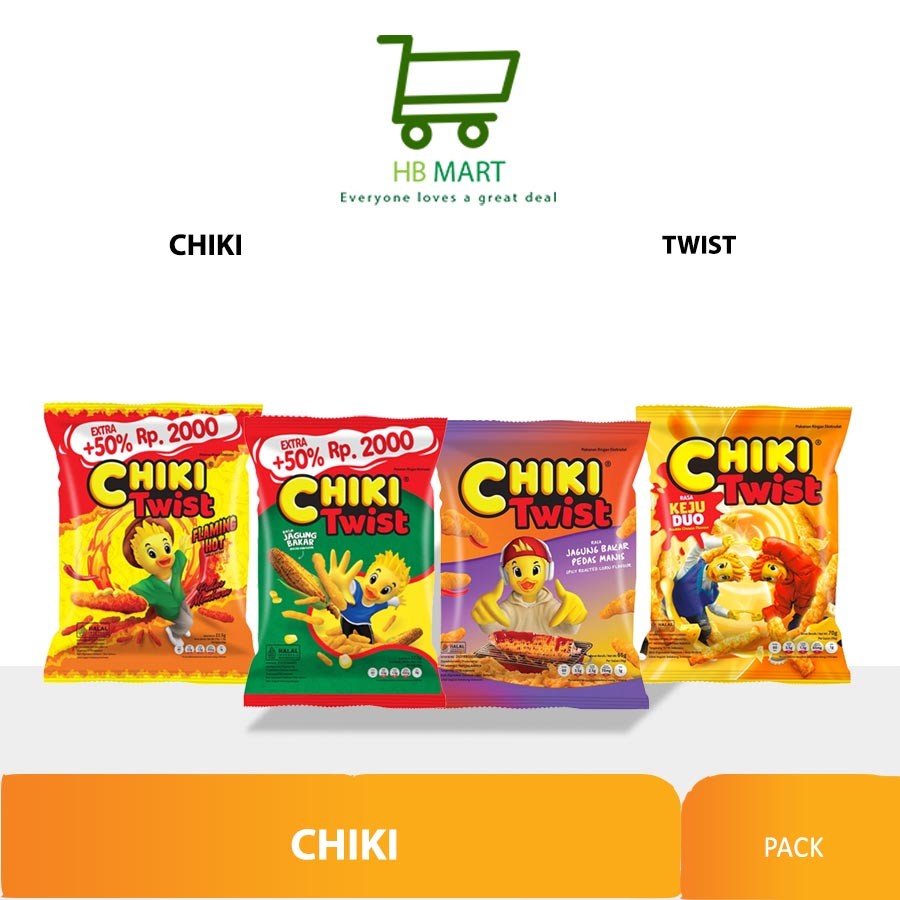 

CHIKI TWIST SEMUA RASA 22.5 gr 40 gr 75 gr SNACK ANAK