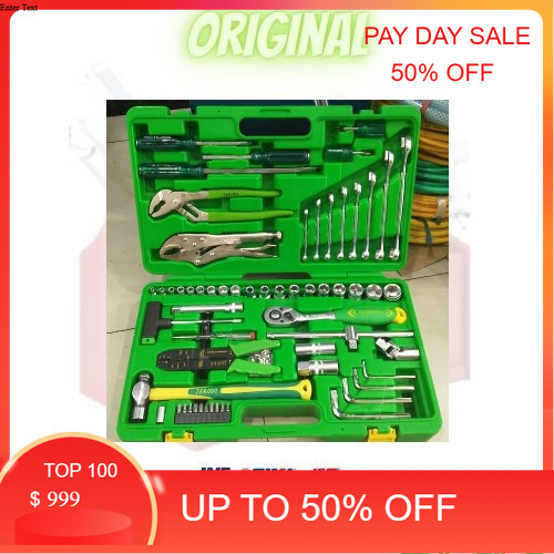TEKIRO Mechanic Tools 100 PCS - TOOL SET 100 PCS LENGKAP