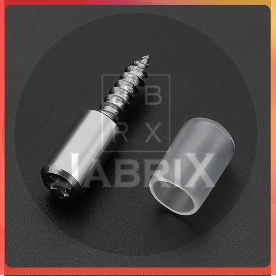 Termurah.. 12 pcs - Sekrup Ambalan Kayu -  Sekrup Ambalan - Sekrup Kaca Ambalan Triplek - Sekrup Amb