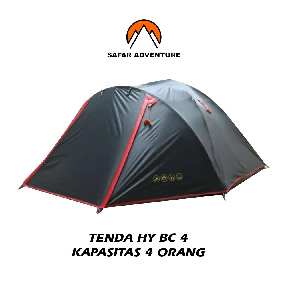 Tenda HY Borneo 4 - Tenda Camping Borneo Kapasitas 4 Person