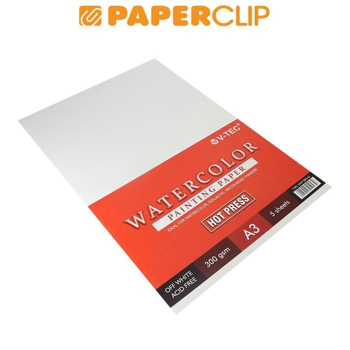 

TERLARIS! WATERCOLOR PAPER V-TEC 3005 A3 300GSM 5S