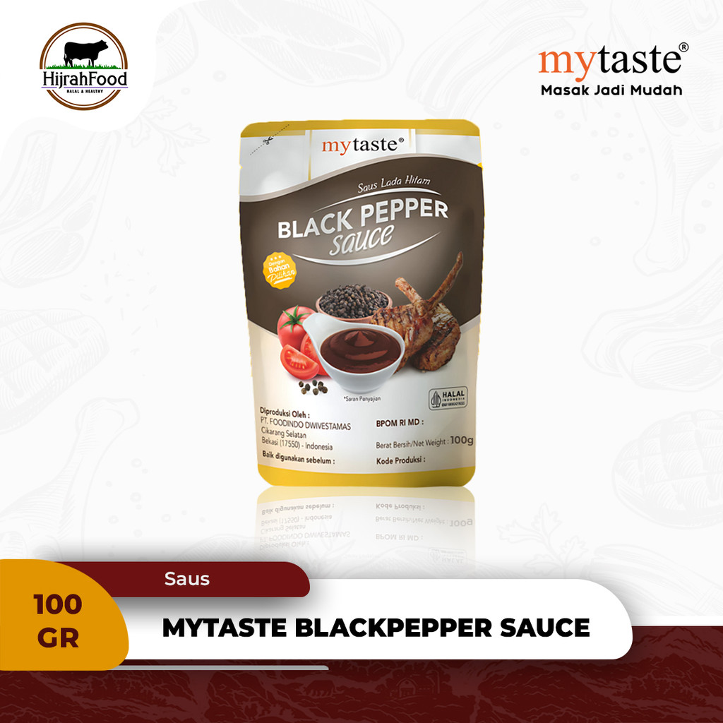 

MyTaste Blackpepper Sauce | Saus Lada Hitam - 100 gr