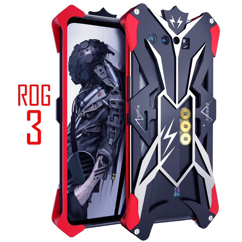 Case Asus Phone Rog 3 Rog Phone 5 Rog Phone 6 Roh Phone 7 ZS673KS Zimon Metal Bumper Frame ORIGINAL