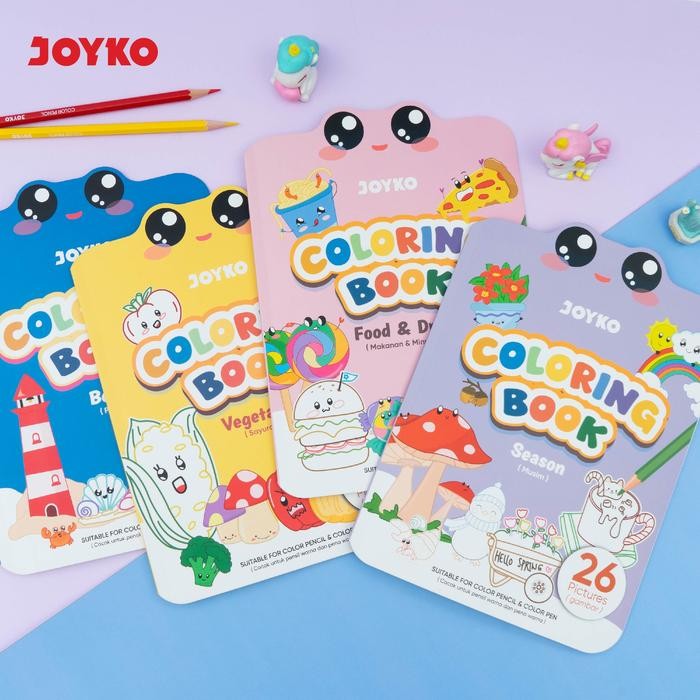 

Coloring Book JOYKO DRBK-3504 - Buku Warna Anak Sekolah 26 GAmbar / MENGGAMBAR MEWARNAI