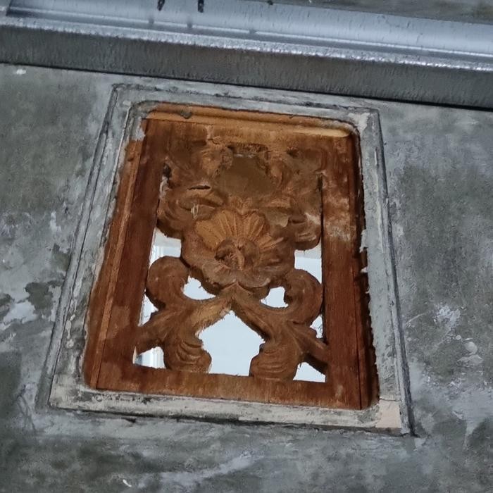 Loster Ukiran Kayu Ornamen Ukir Roster Dekorasi Ventilasi Kayu Custom Ukuran XKI3341