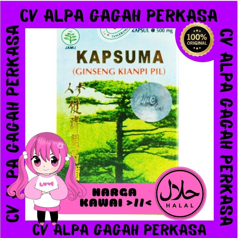 Alpaa Store - Kianpi Kapsuma Ginseng Pil Obat Penggemuk Badan