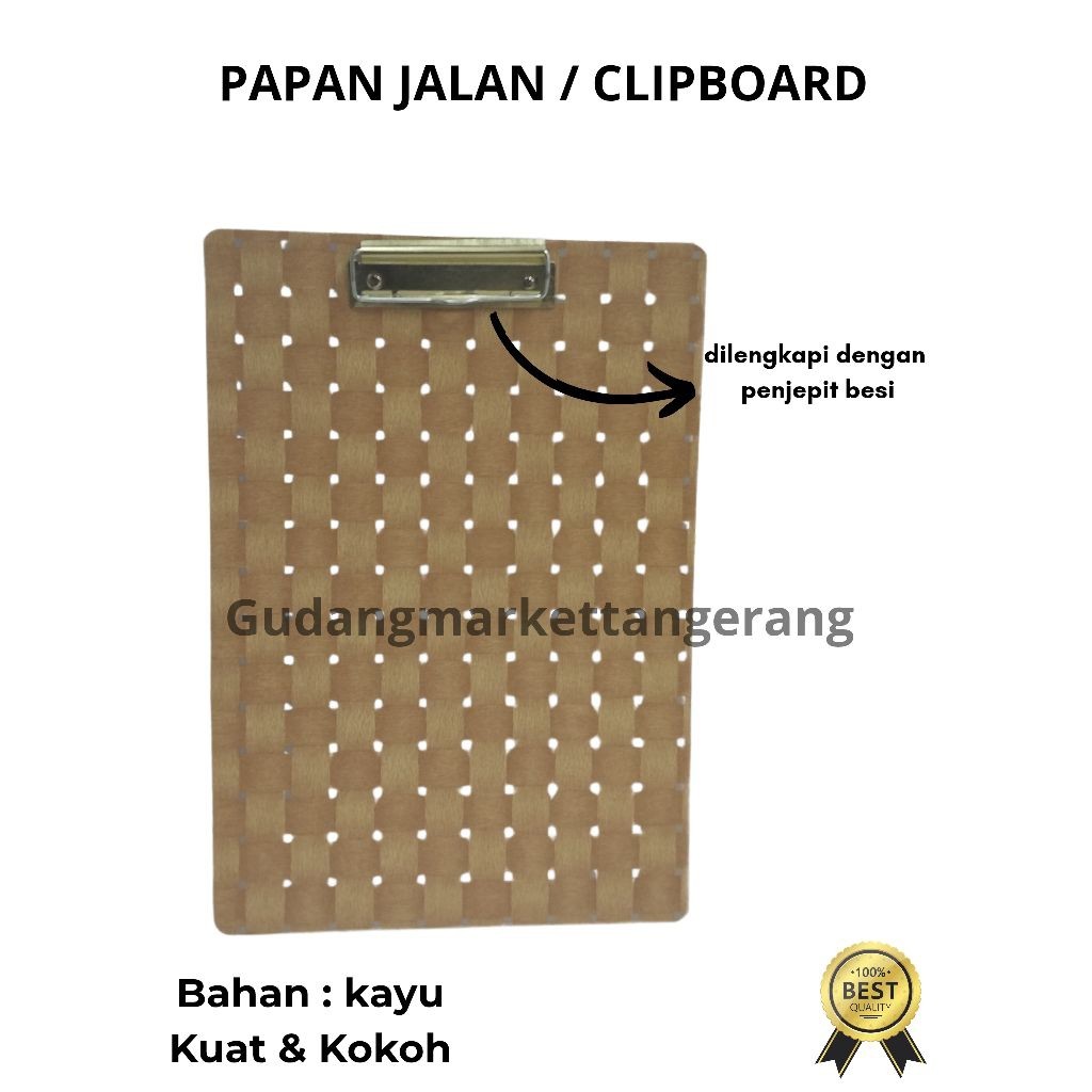 

Clipboard / Papan jalan kayu 1 Pcs