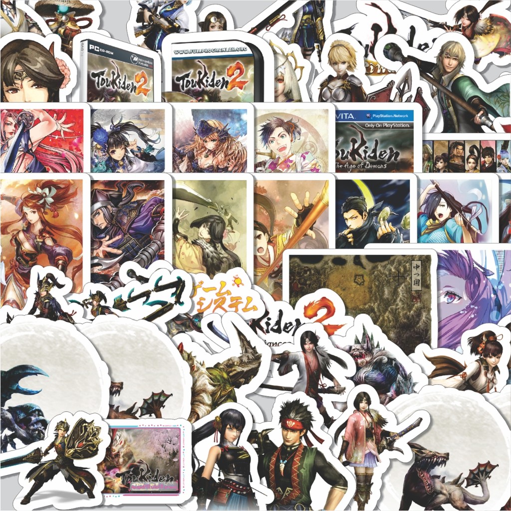 

Stiker Cutting Pack Stiker Game Series Toukiden Karakter Mix 1 Isi 100Pcs Series Aesthetic Lucu Keren Untuk Koper Bahan Vynil