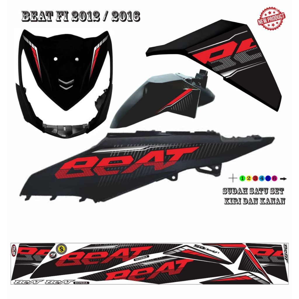 STIKER BEAT 2013 STRIPING KEREN MOTOR BEAT FI 2014 / STRIPING VARIASI