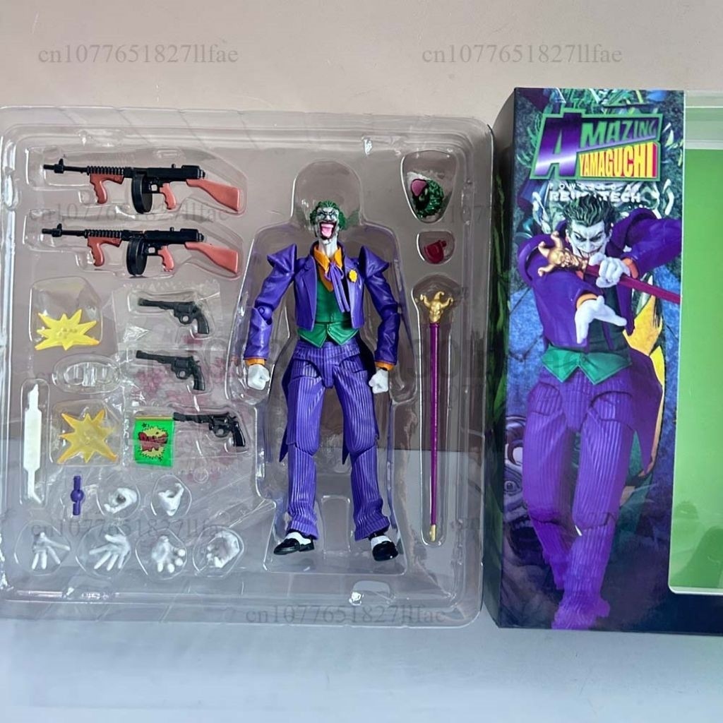 Revoltech Joker Ungu Shf Action Figur Amazing Yamaguchi