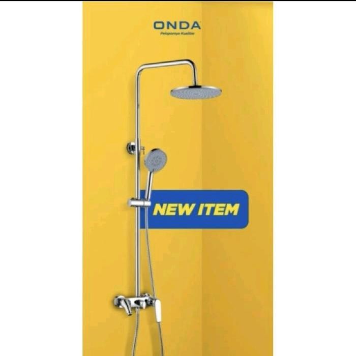 Onda Rain Shower R Fres Tiang Keran Kran Mandi Panas Dingin Set - onda rfres