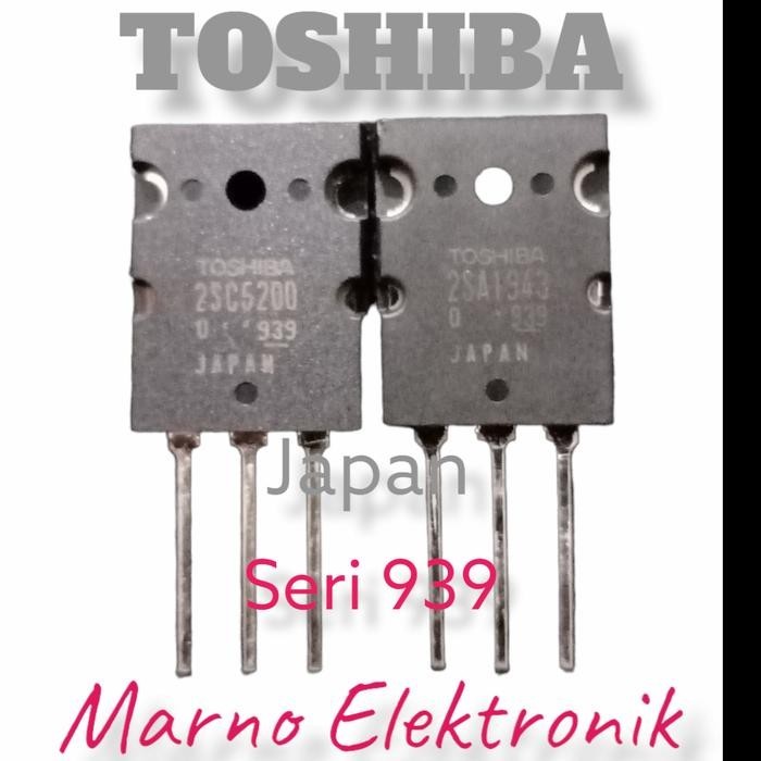 TR TOSHIBA C5200 A1943  JAPAN SERI 939 2SC5200 2SA1943