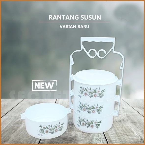 Rantang Susun / Tempat Makanan Susun / Tempat Catering / Wadah Bekal Susun 2 3 4