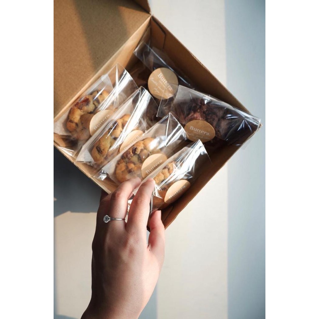 

Buttera Box of 6 Soft Baked Cookies - Mix Flavor A, Eid packaging