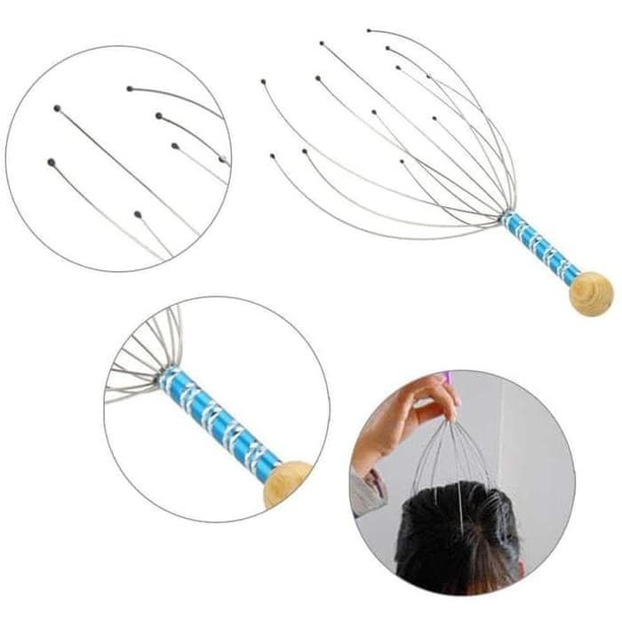 BOKOMA HAND HEAD MASSAGER ALAT PIJAT BOKOMA Alat Pijat Refleksi Kepala  Healthy Head Manual Relaxing
