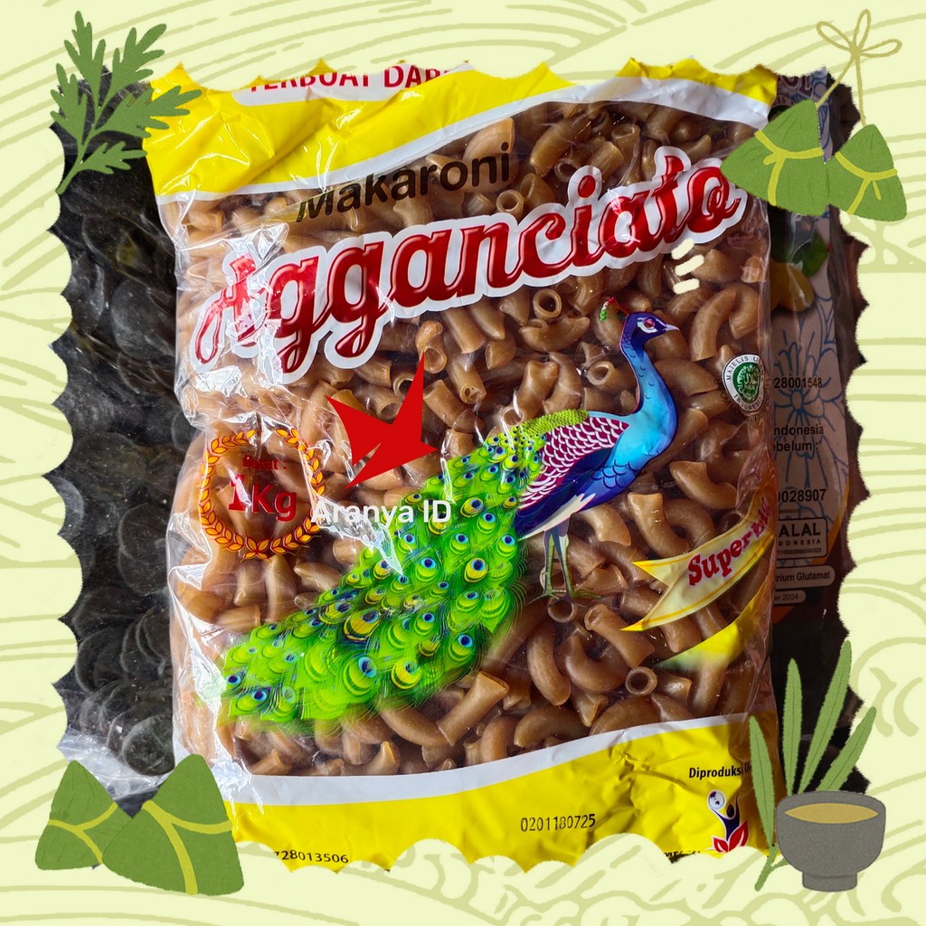 

[1Kg] Makaroni Goreng Super Mekar Agganciato Merak Macaroni Gurih Kriuk Renyah Macaroni Makroni Macroni - Aranya ID