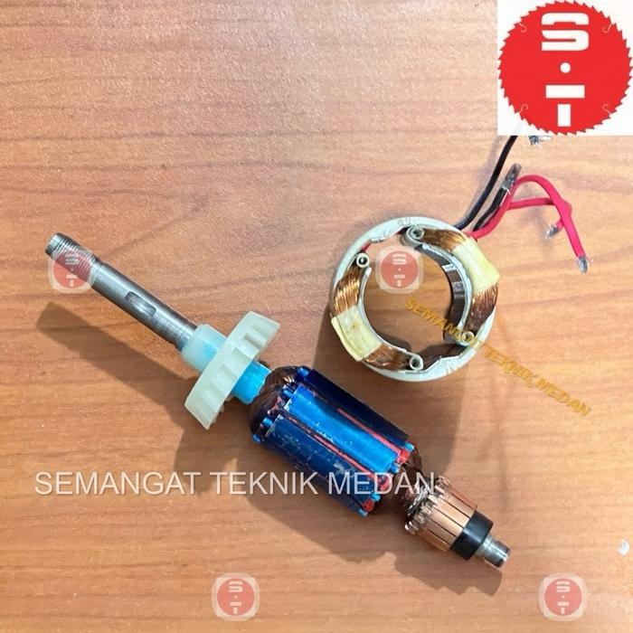 SPAREPART ARMATURE ANGKER STATOR SPUL GULUNGAN SET RDG3.2 MINI DIE GRINDER GRENDA TANGAN BOTOL MINI 