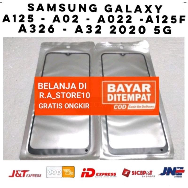 Kaca Lcd + Lem Oca Samsung Galaxy A32 2020 5G | A326 | A326B Kaca Depan Kaca Touchscreen Glass Lcd T