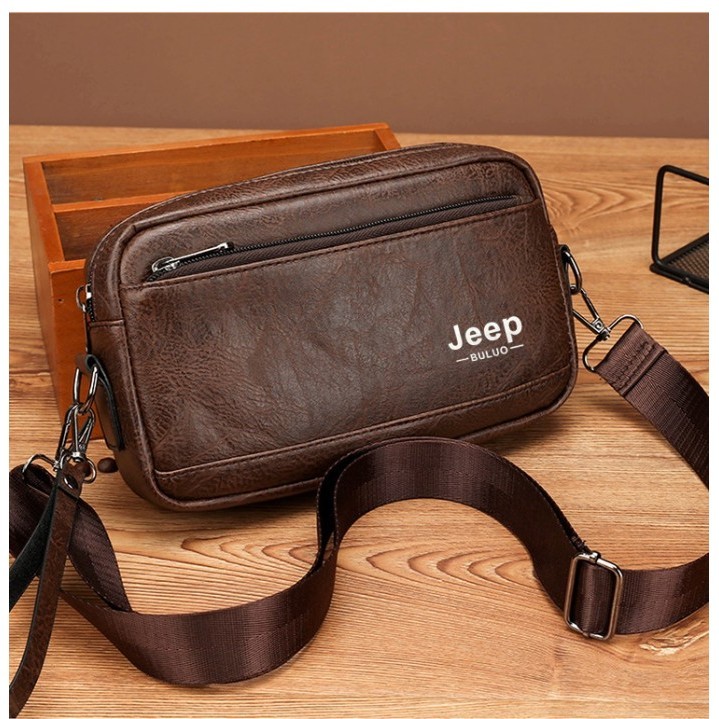 Clutch Jeep kulit pria / tas tangan handbag selempang / tas hp tas pouch