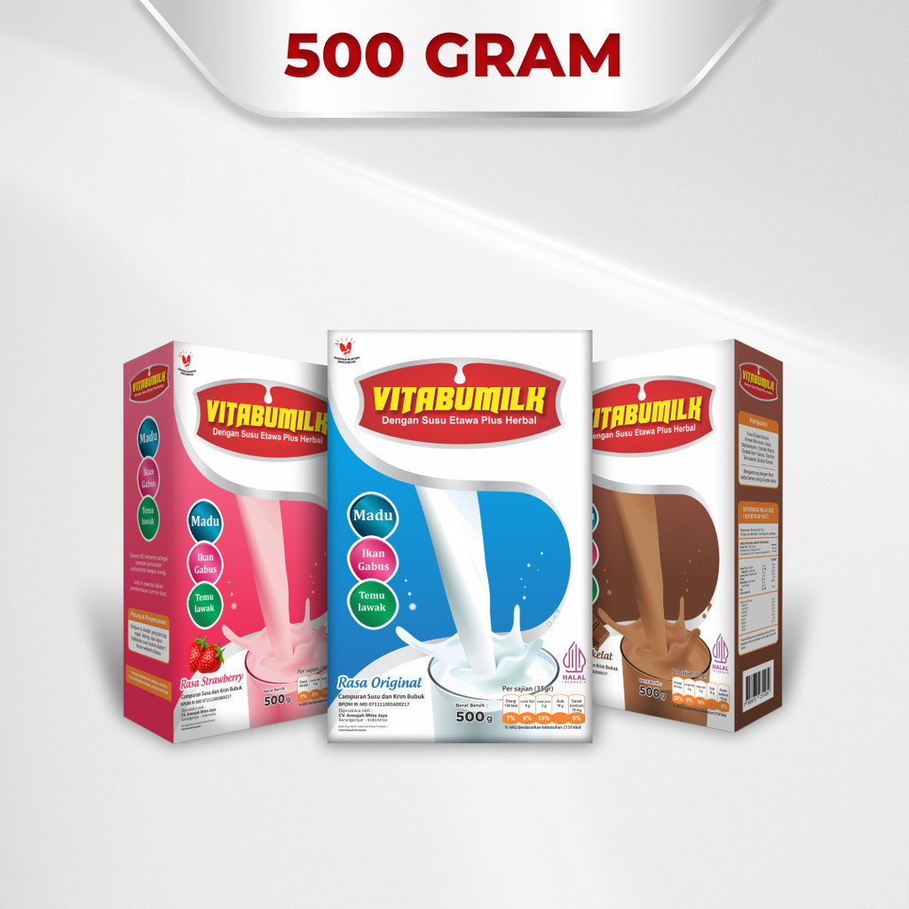 

Susu Kecerdasan 500gr VITABUMILK || Meningkatkan Nafsu Makan & Kecerdasan Anak || Susu Kambing Etawa Plus Herbal