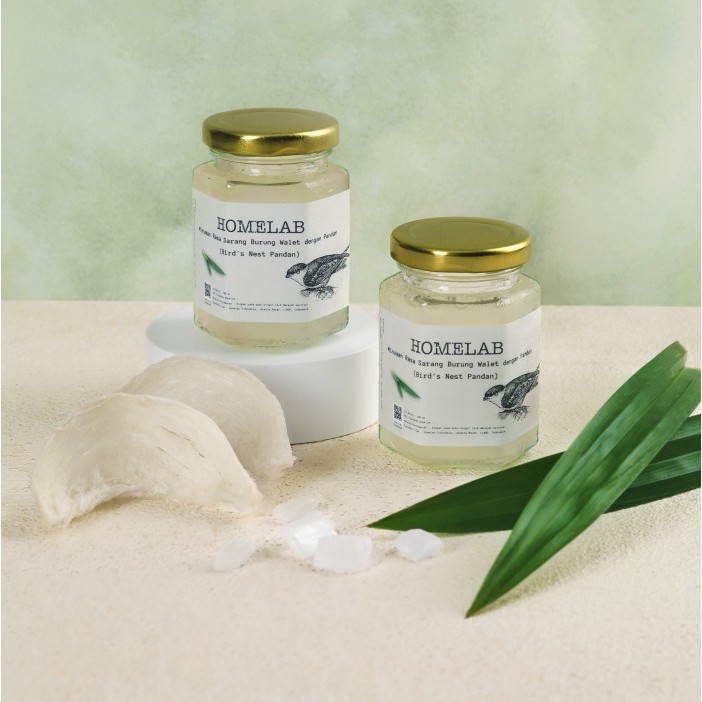 

[[ K23 - BEST SELLER ]] Paket Bird's Nest / Sarang Burung Walet 10 Botol - 100% Asli - Organic Pandan, Less Sugar