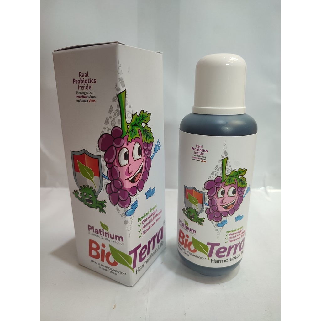 Bioterra PLATINUM Probiotik Alami 250 ml - Biotera Herbal Probiotik JAMINAN ORIGINAL
