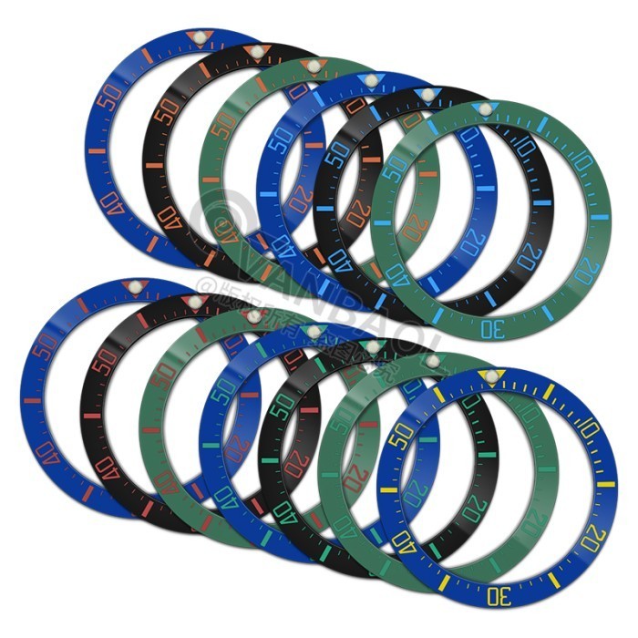 40MM Ceramic Bevel Bezel Insert