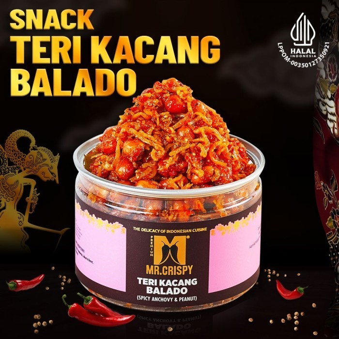 

HEMAT! Teri Kacang Balado/Teri Medan Mr.Crispy