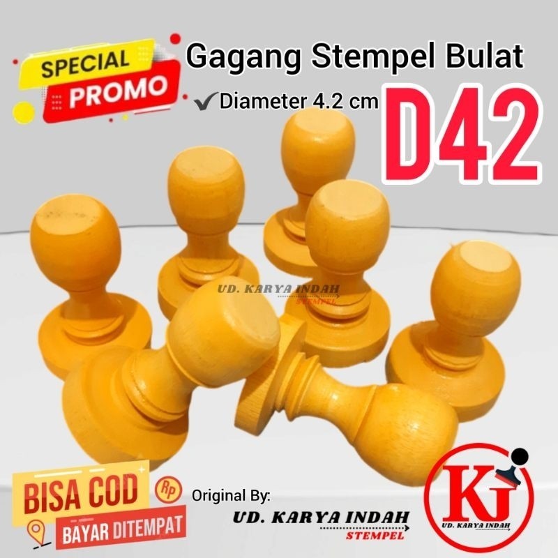 

Gagang Stempel Kayu D42
