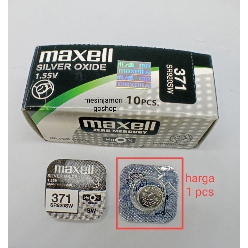 Maxell SR920 371 SR 920 SW original japan